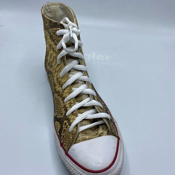 Snakeskin tennis sneakers Custommade main image 5